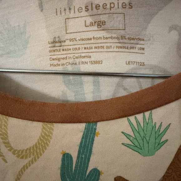 Little Sleepies “Ready to Rodeo” Bamboo Shirt- adult Large - Picture 3 of 4